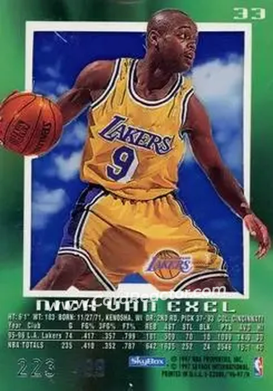 Back of Nick Van Exel