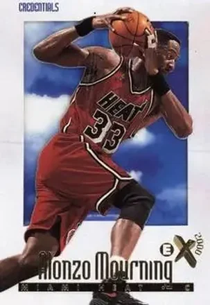 1996-97 E-X2000 #36 Credentials Alonzo Mourning