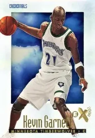 1996-97 E-X2000 #40 Credentials Kevin Garnett