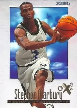 1996-97 E-X2000 #42 Credentials Stephon Marbury