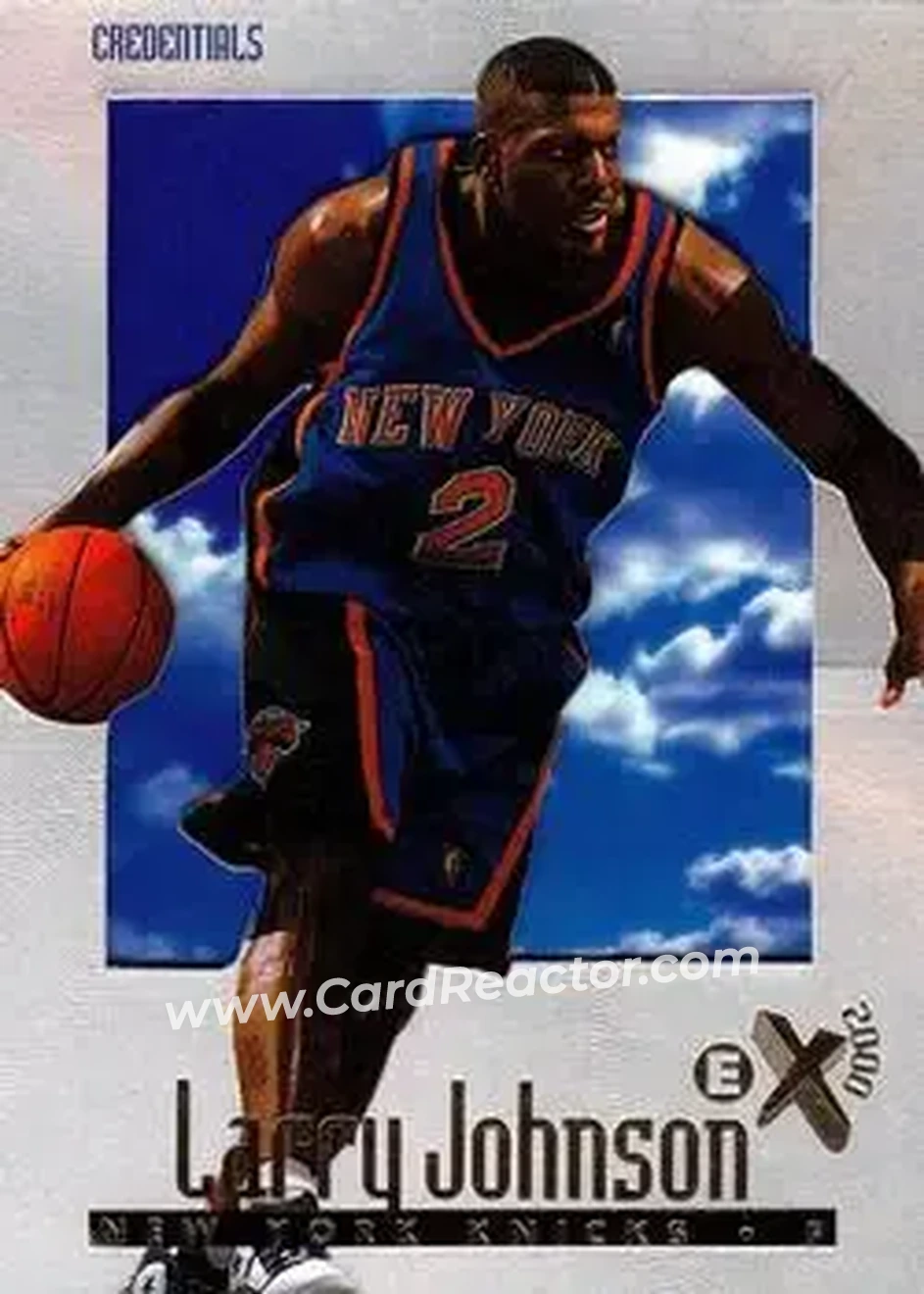 Front of Larry Johnson