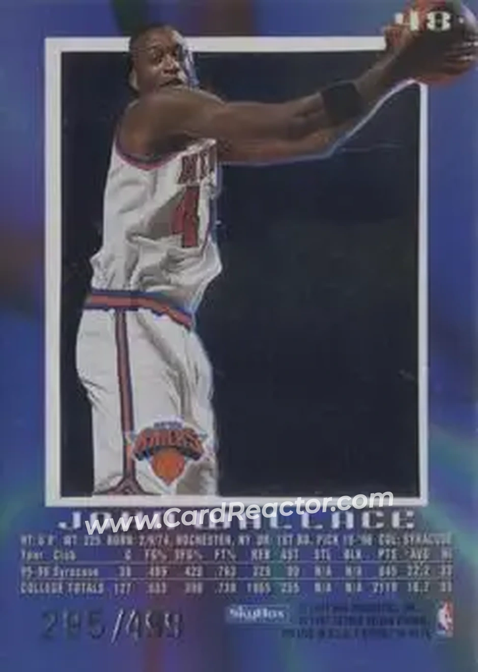 Back of John Wallace
