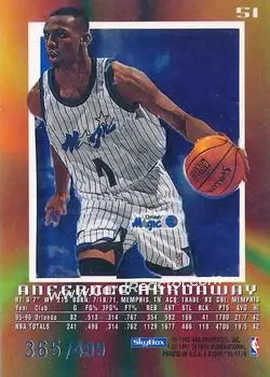 Back of Anfernee Hardaway