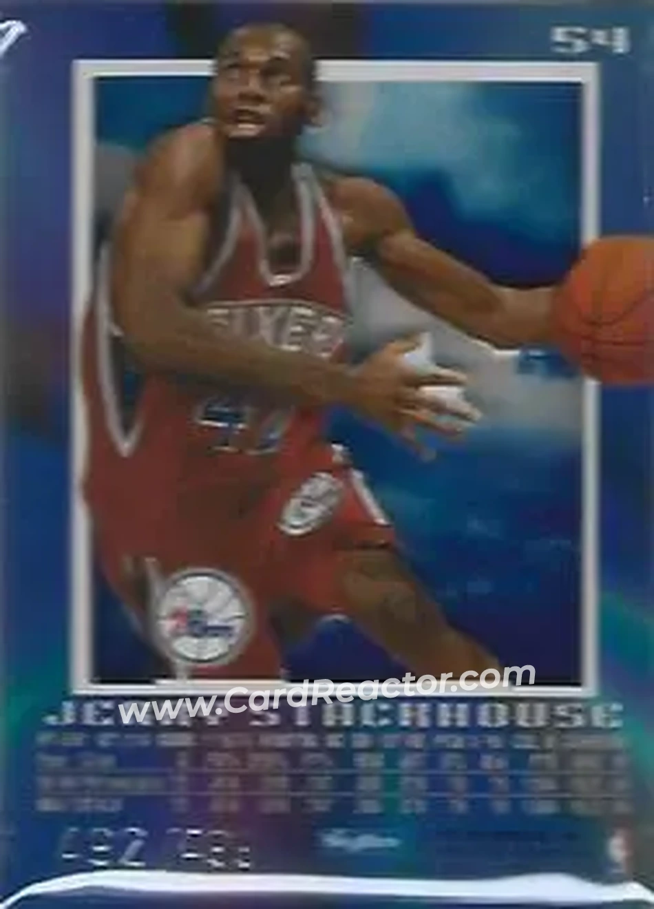 Back of Jerry Stackhouse