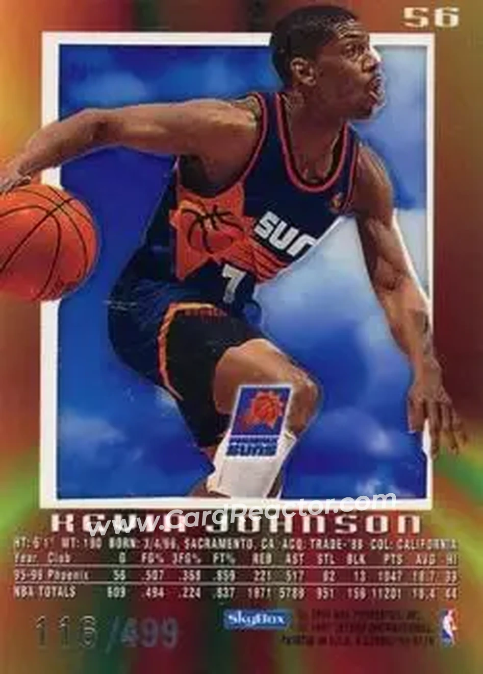Back of Kevin Johnson