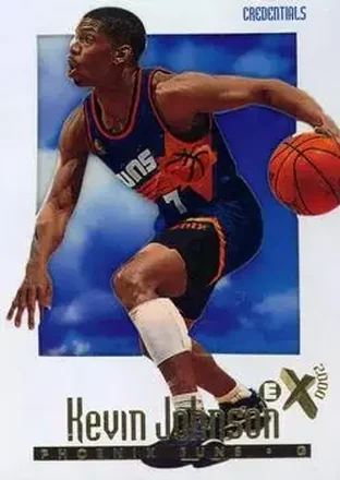1996-97 E-X2000 #56 Credentials Kevin Johnson