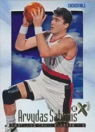 1996-97 E-X2000 #59 Credentials Arvydas Sabonis