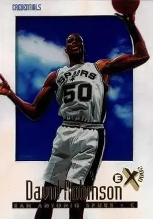 1996-97 E-X2000 #65 Credentials David Robinson