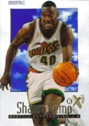 1996-97 E-X2000 #67 Credentials Shawn Kemp