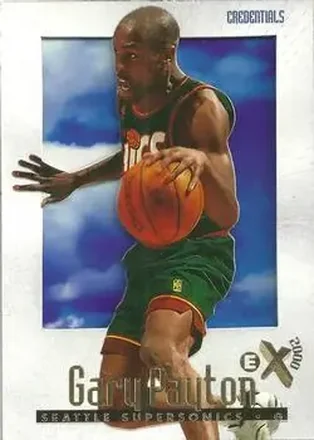 1996-97 E-X2000 #68 Credentials Gary Payton
