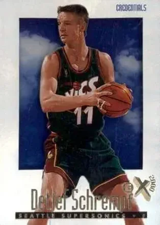 1996-97 E-X2000 #69 Credentials Detlef Schrempf