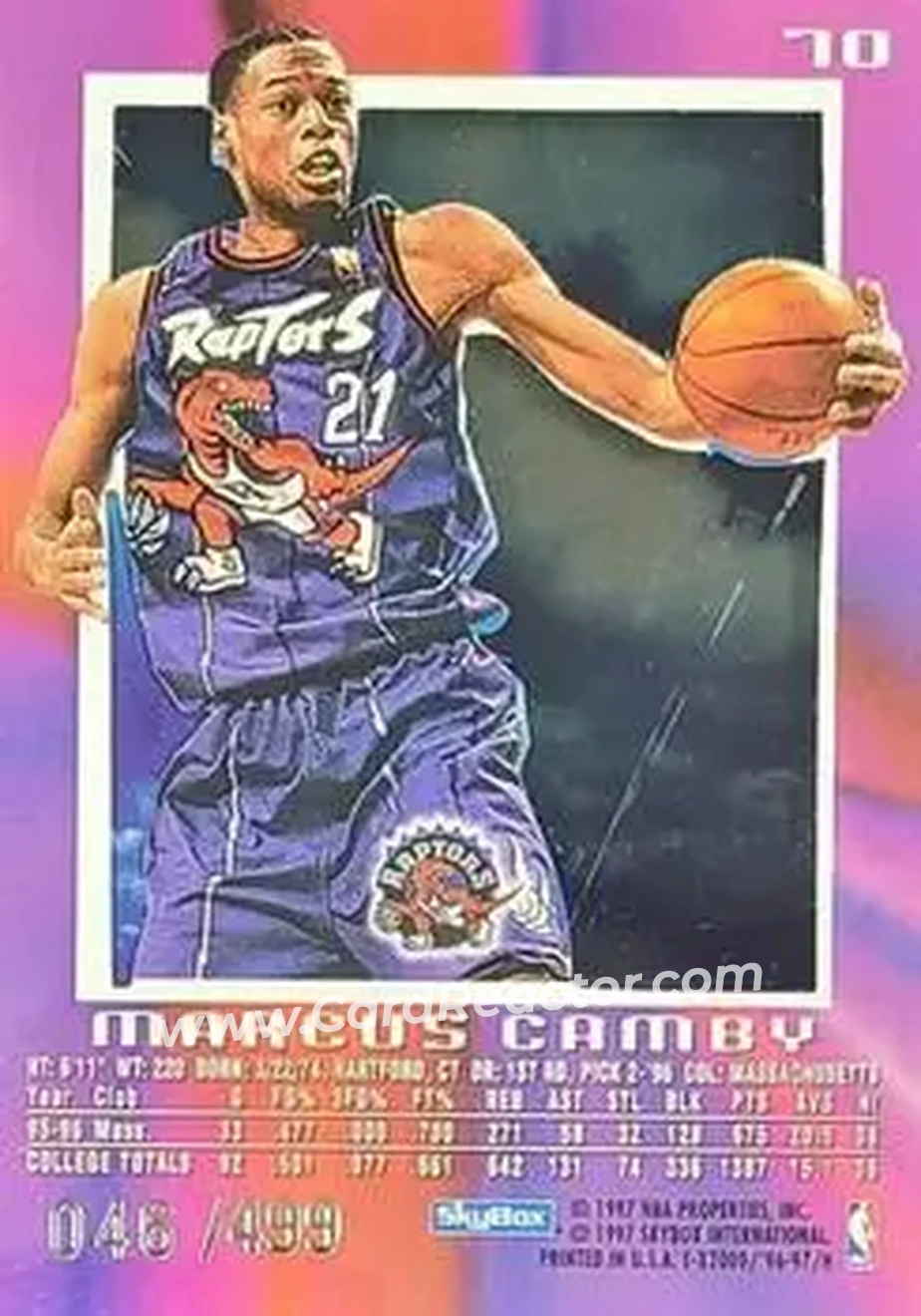 Back of Marcus Camby