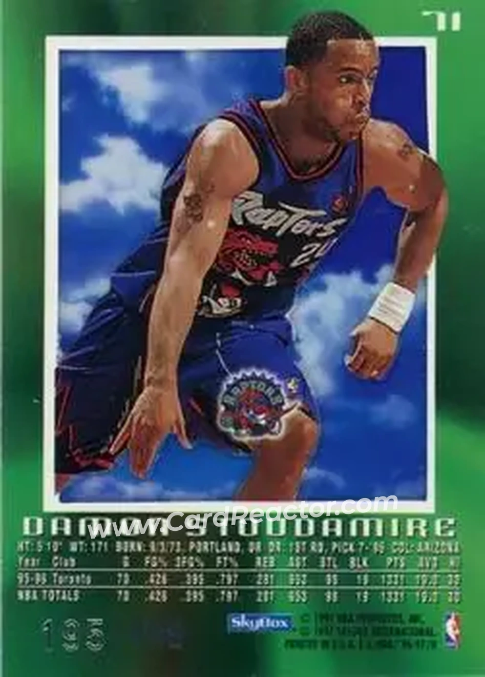Back of Damon Stoudamire