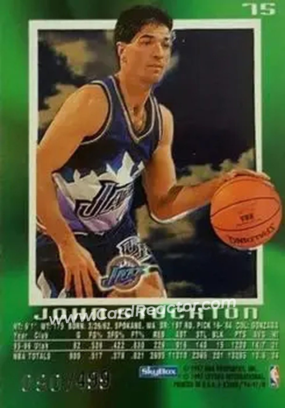 Back of John Stockton