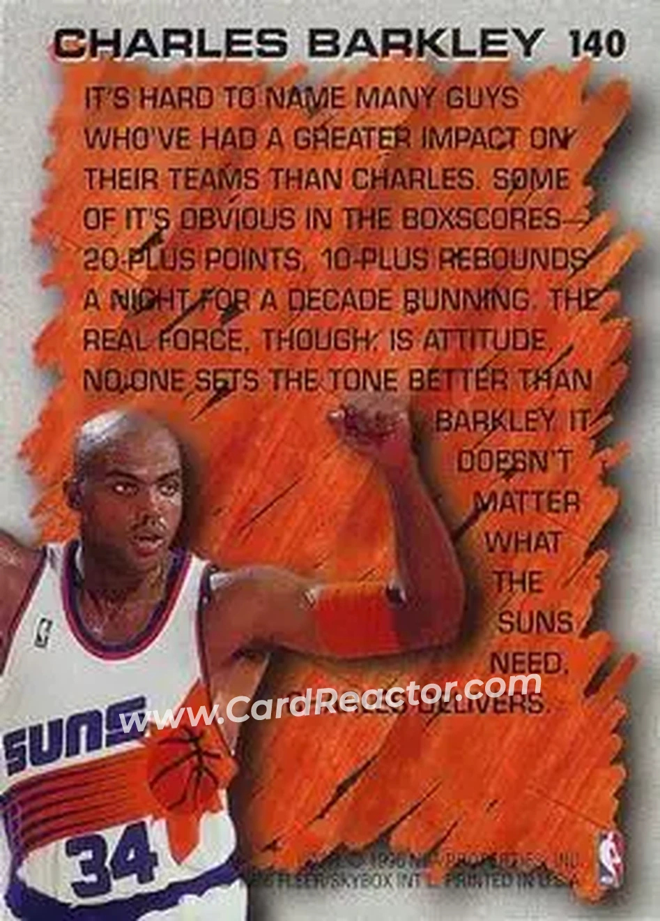 Back of Charles Barkley