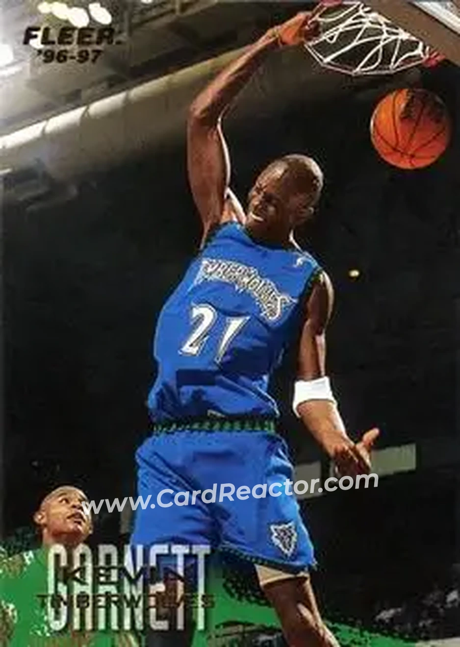 Front of Kevin Garnett
