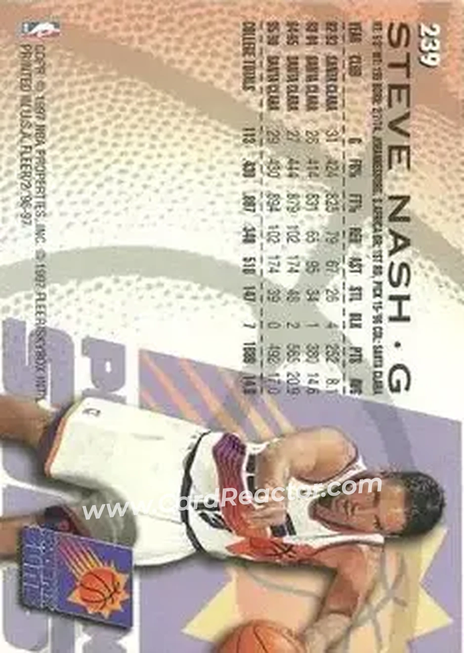 Back of Steve Nash