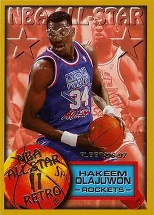 1996-97 Fleer #279 Hakeem Olajuwon