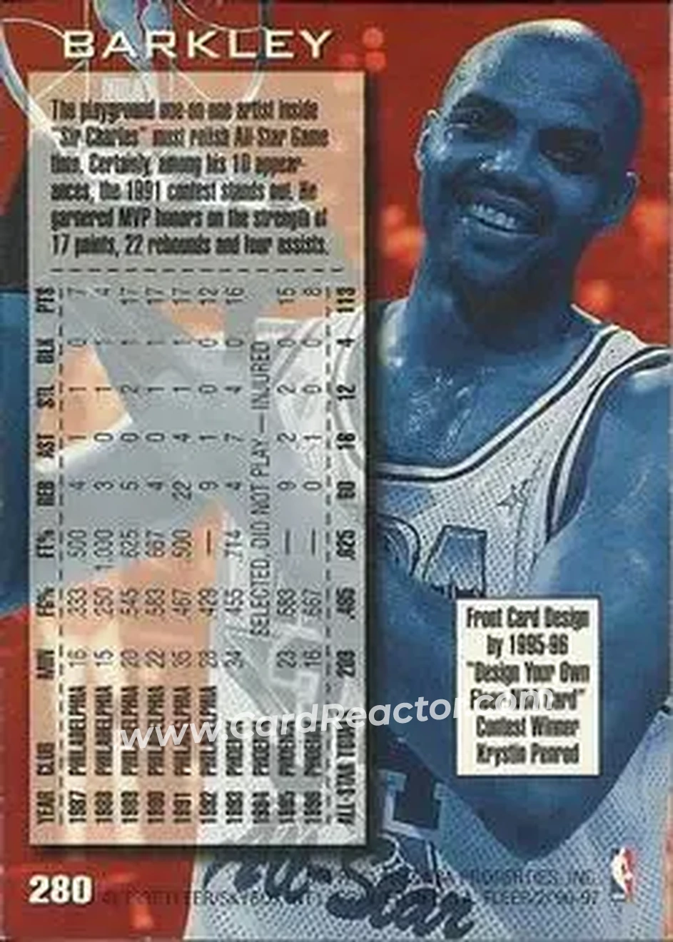 Back of Charles Barkley