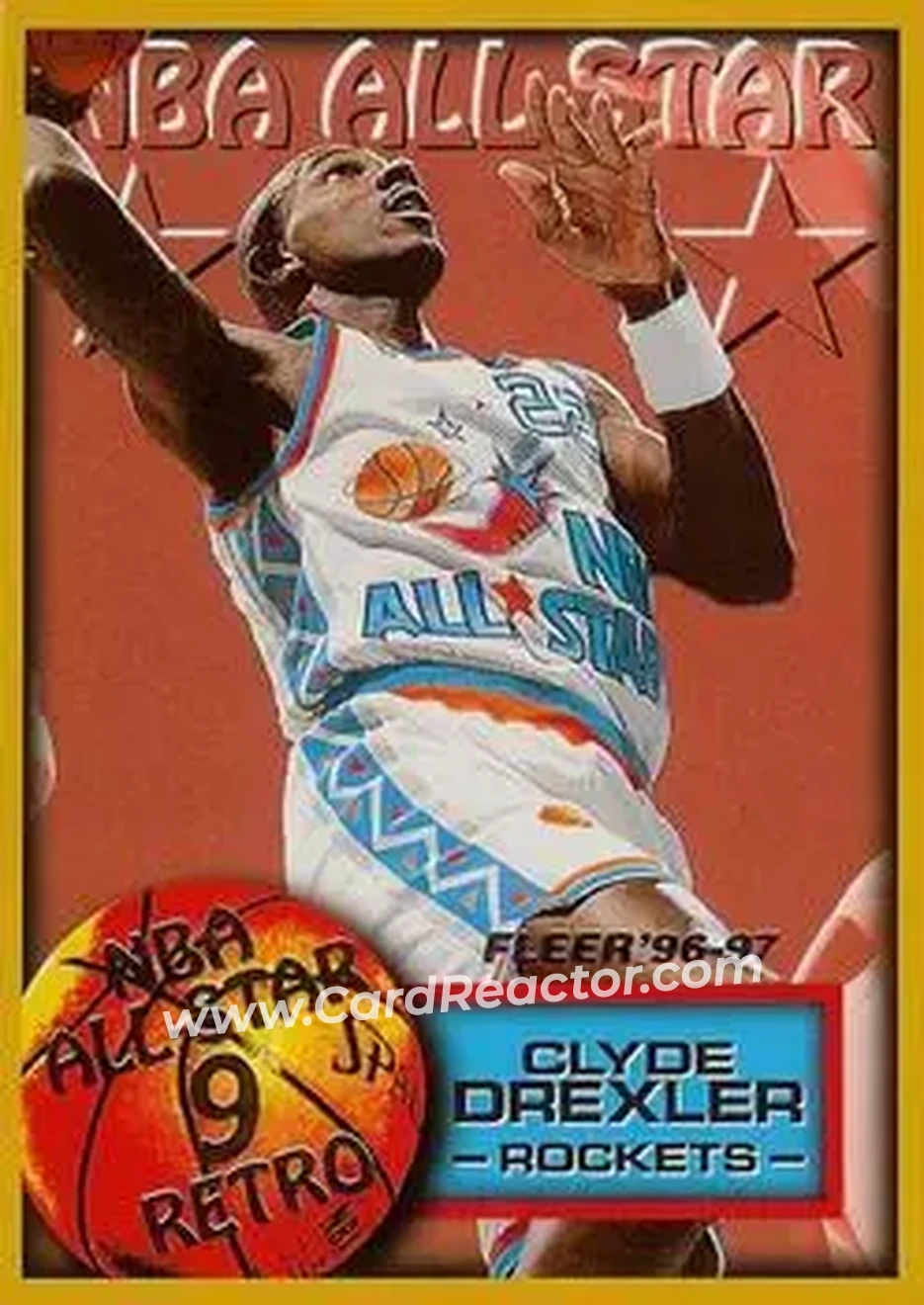 Front of Clyde Drexler