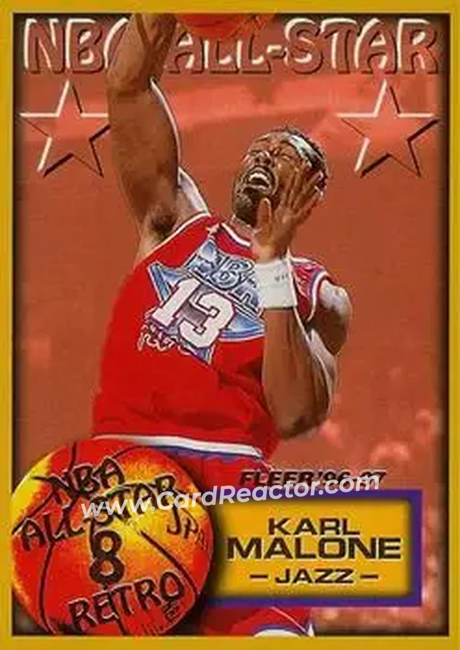 Front of Karl Malone