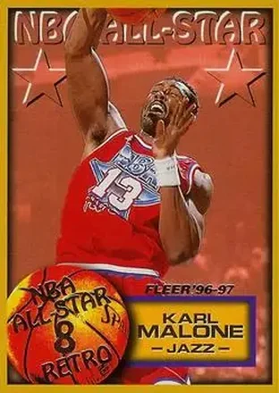 1996-97 Fleer #284 Karl Malone