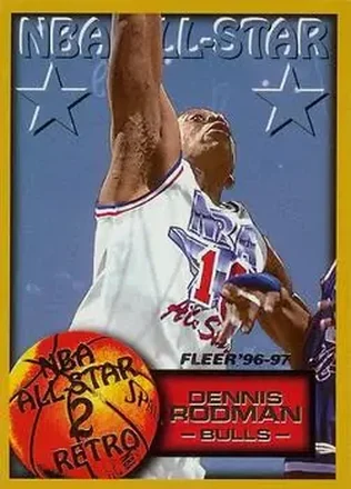 1996-97 Fleer #296 Dennis Rodman