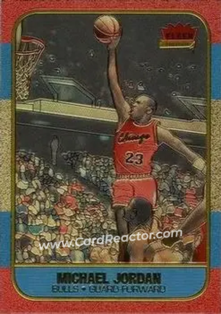 Front of Michael Jordan