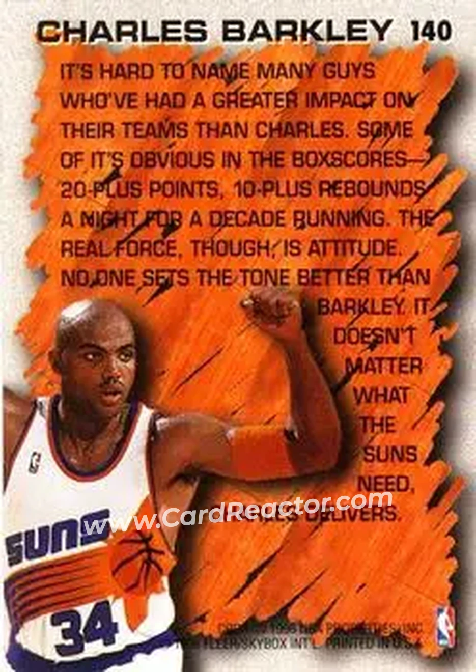 Back of Charles Barkley