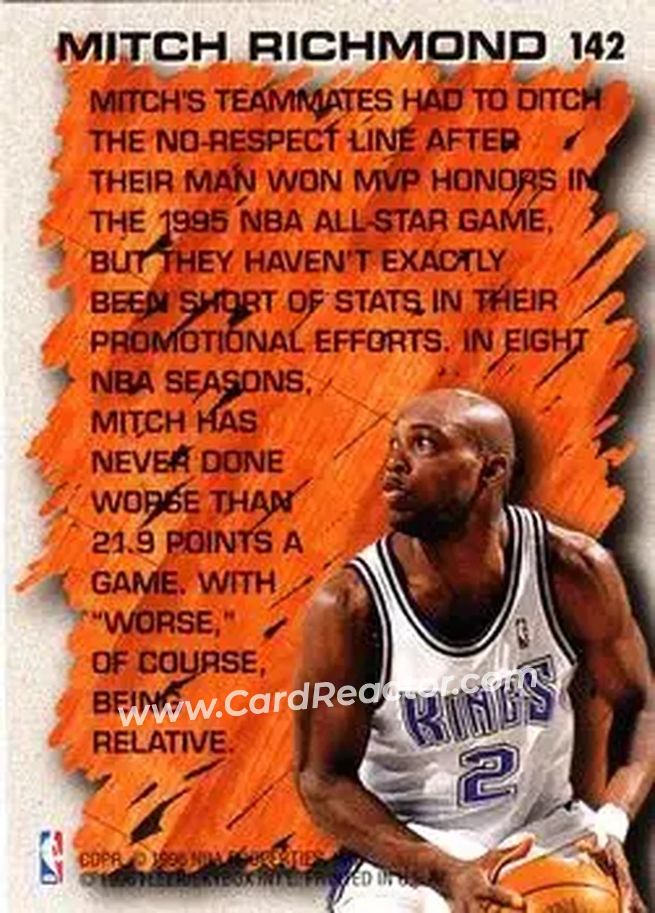 Back of Mitch Richmond