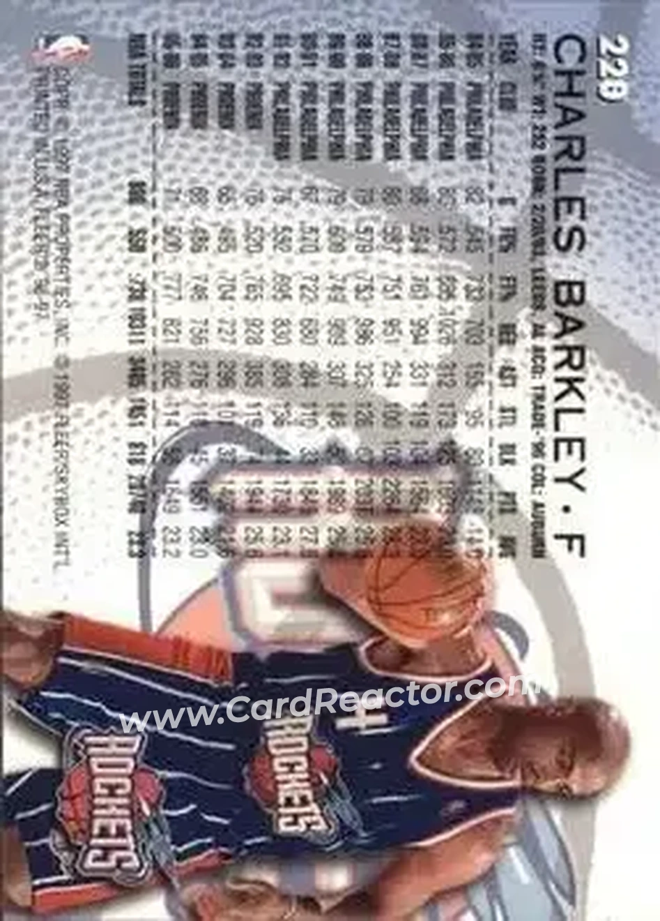 Back of Charles Barkley