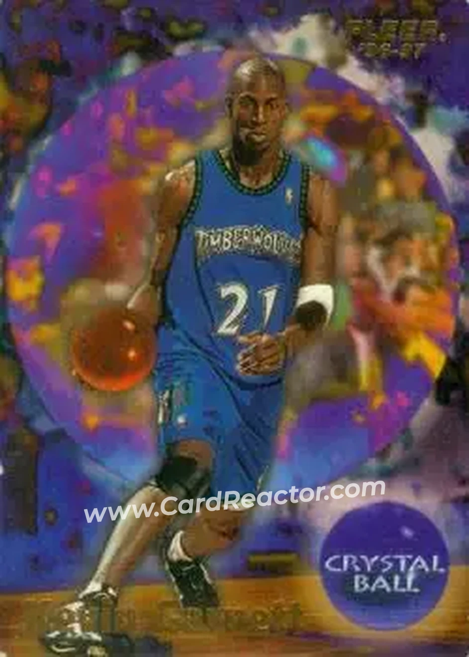 Front of Kevin Garnett