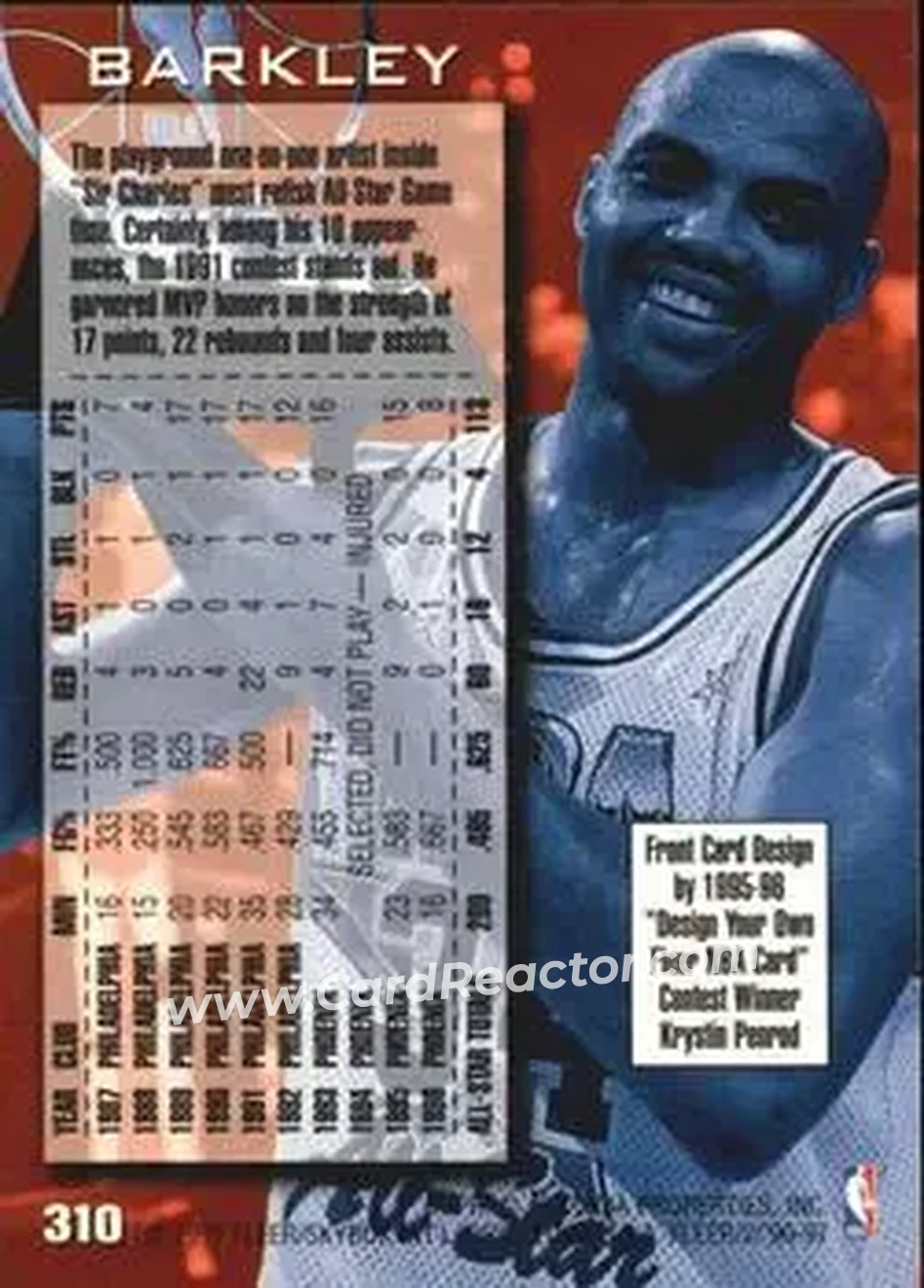 Back of Charles Barkley