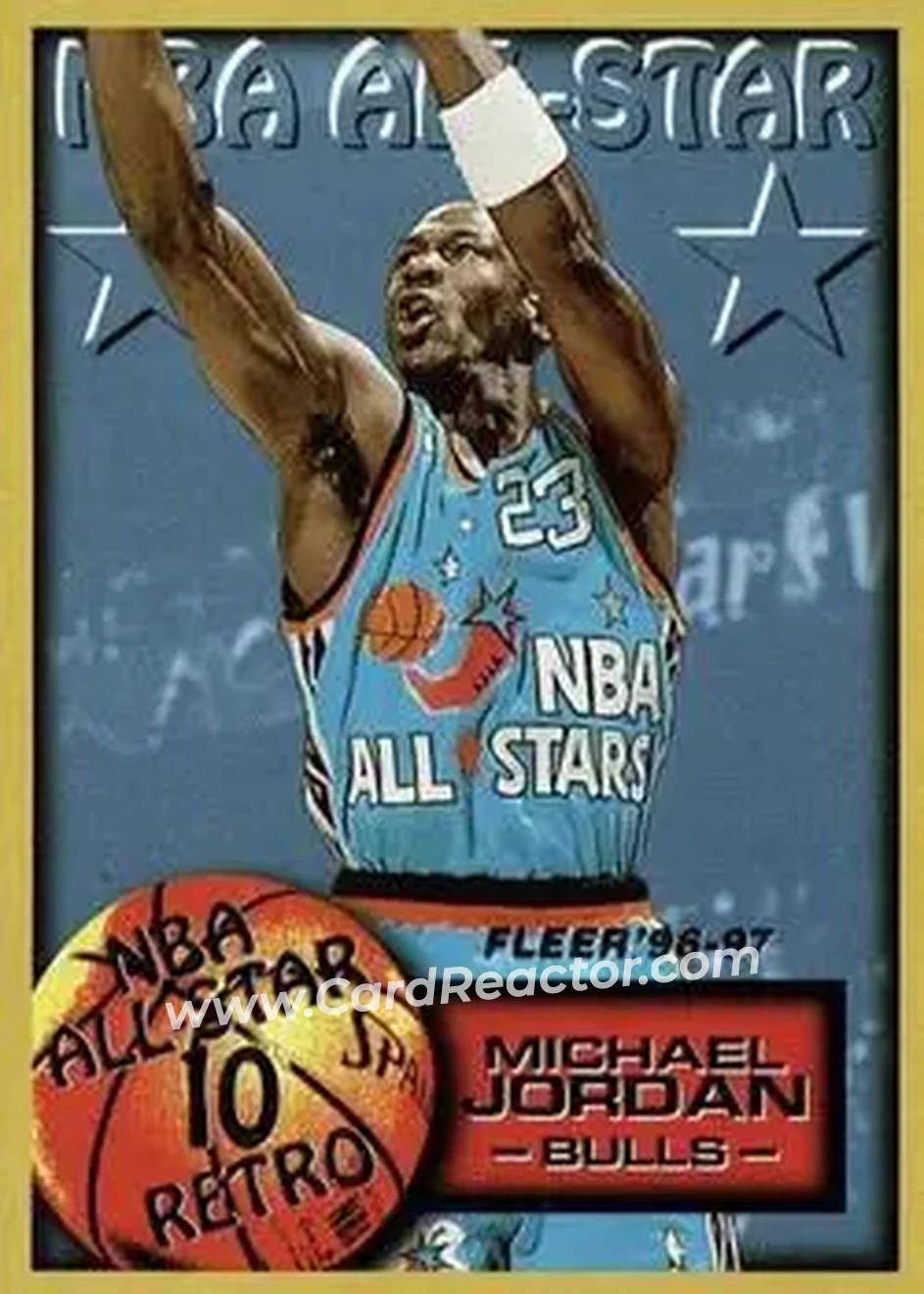 Front of Michael Jordan
