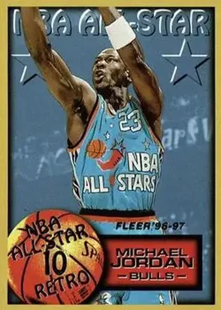 1996-97 Fleer European #312 Michael Jordan