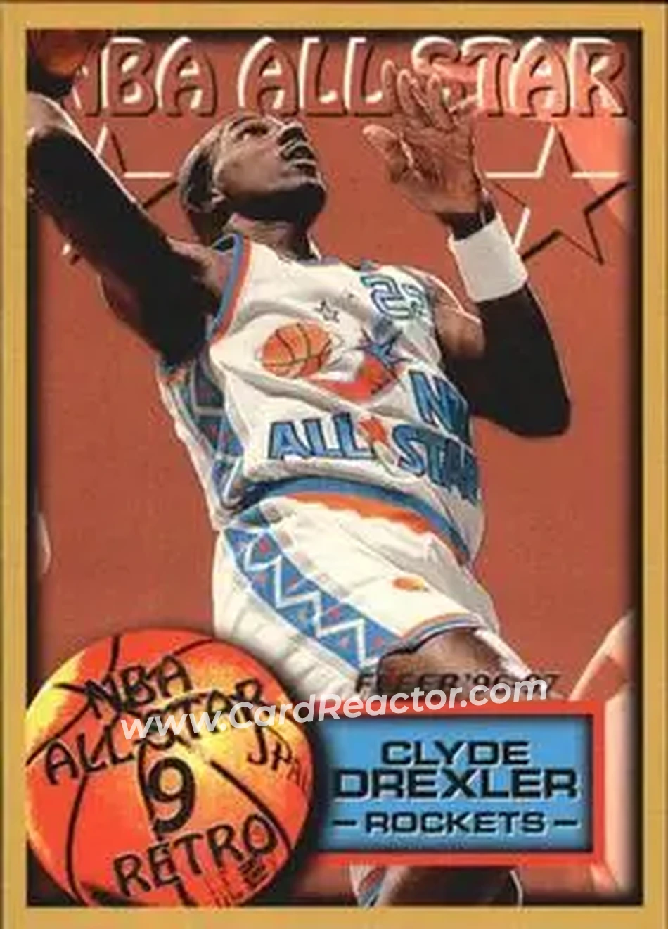 Front of Clyde Drexler