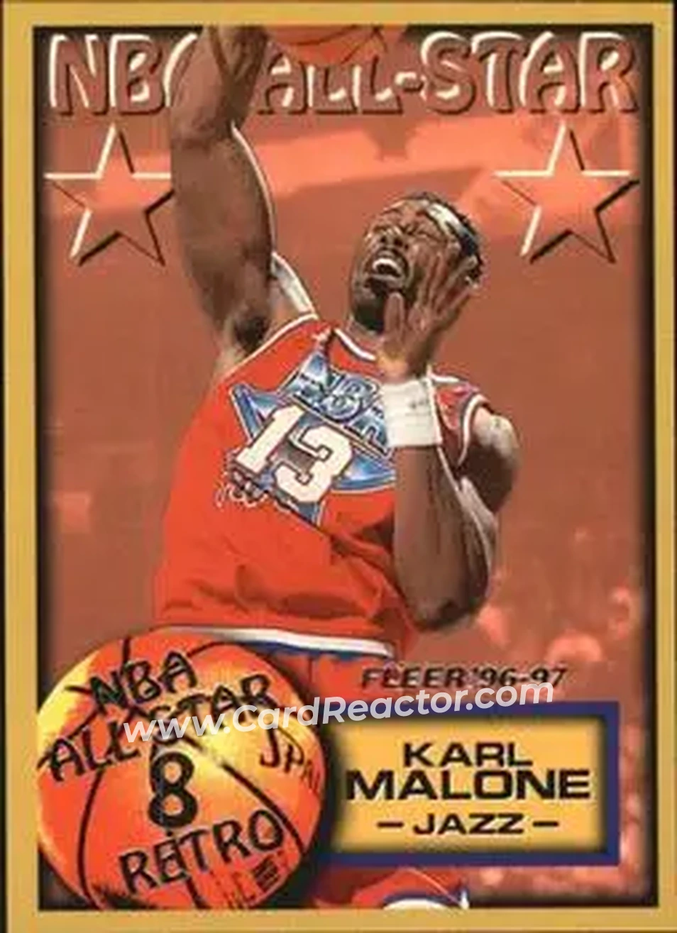 Front of Karl Malone