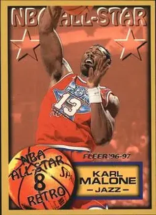 1996-97 Fleer European #314 Karl Malone