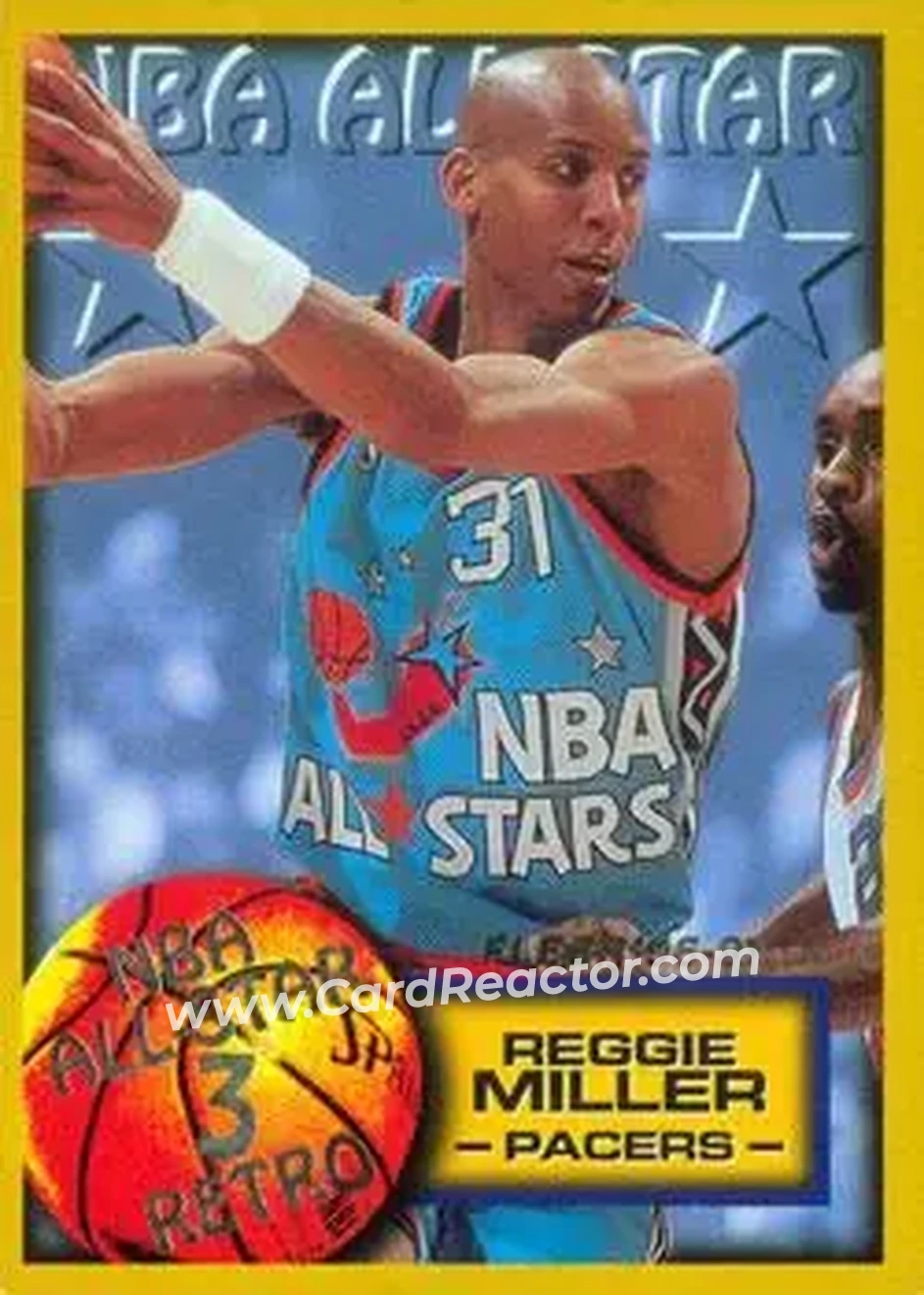 Front of Reggie Miller