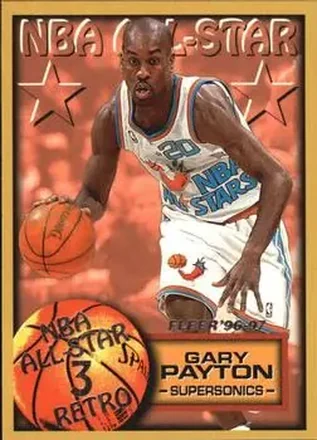 1996-97 Fleer European #323 Gary Payton
