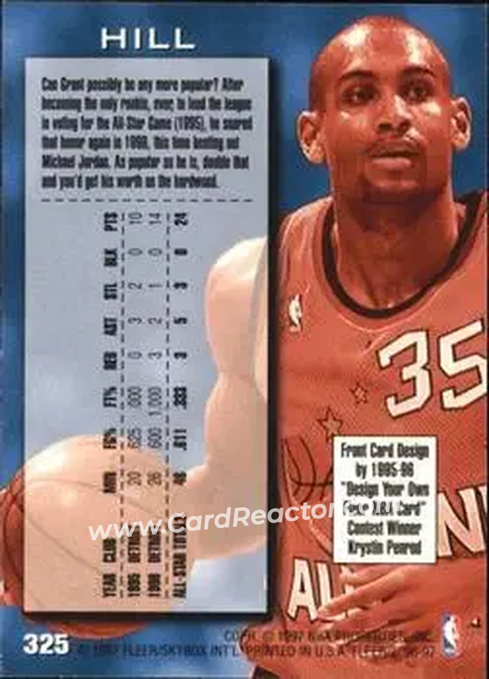 Back of Grant Hill