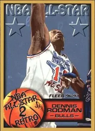 1996-97 Fleer European #326 Dennis Rodman