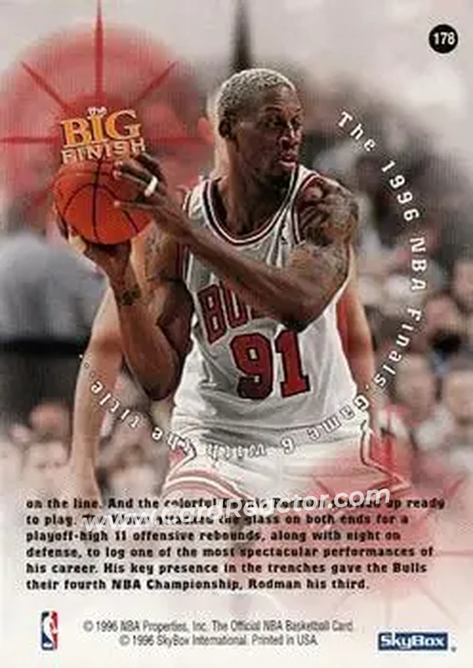 Back of Dennis Rodman