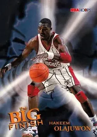 1996-97 Hoops #180 Hakeem Olajuwon