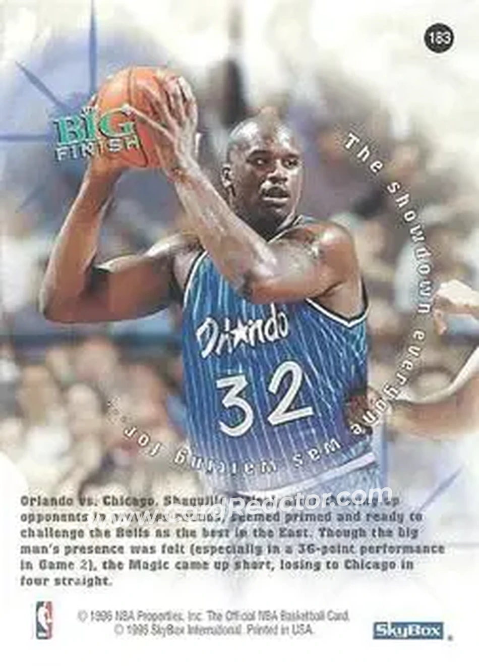 Back of Shaquille O'Neal