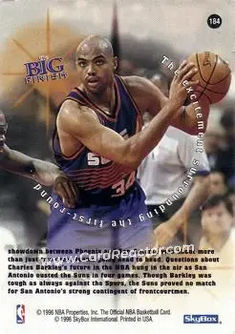Back of Charles Barkley