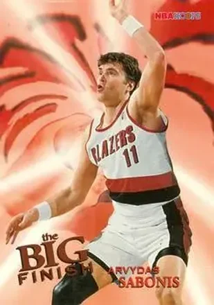 1996-97 Hoops #185 Arvydas Sabonis