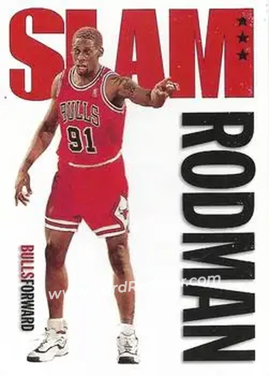 Front of Dennis Rodman