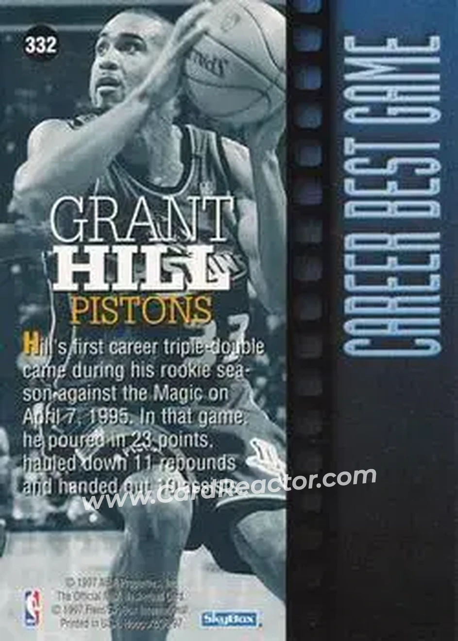Back of Grant Hill