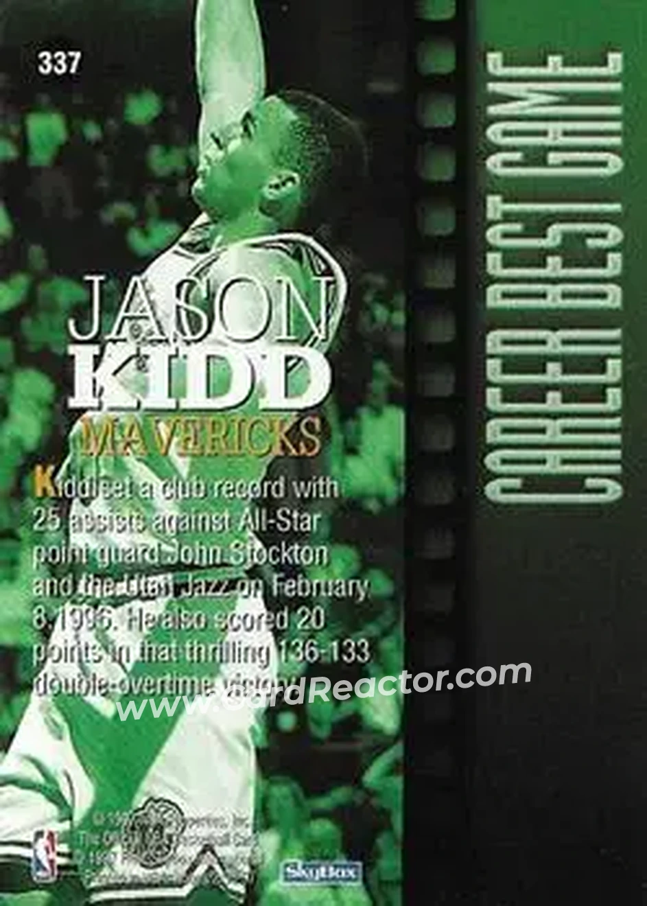 Back of Jason Kidd
